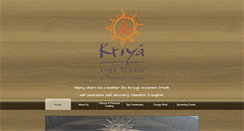 Desktop Screenshot of kriyayogastudioandwellness.com