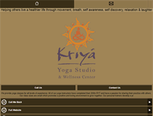 Tablet Screenshot of kriyayogastudioandwellness.com